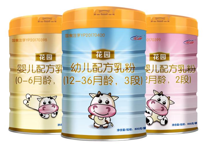 花園嬰配粉（1、2、3段）